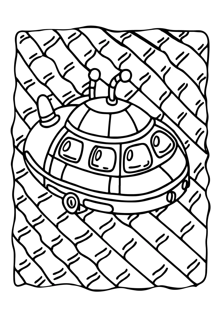 Transportation coloring sheet