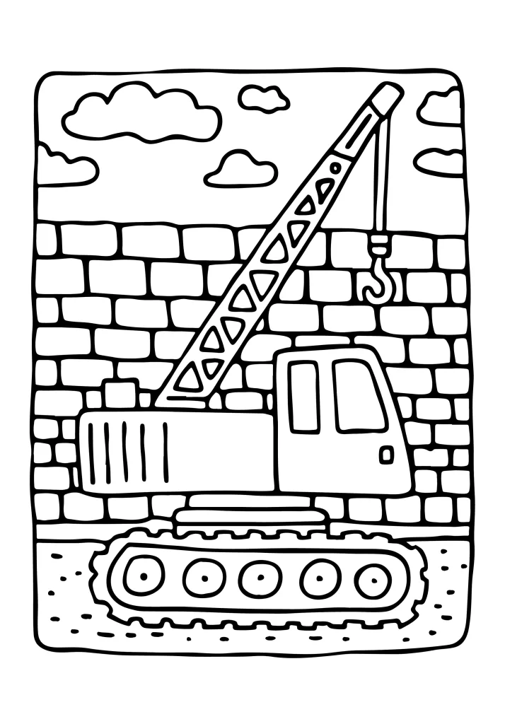 Free transportation coloring sheet